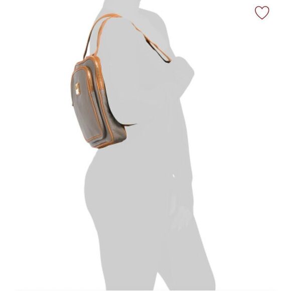 NWT RARE Gorgeous Valentina Brown & Tan Backpack Real Finest Italian Leather Bag main image 6